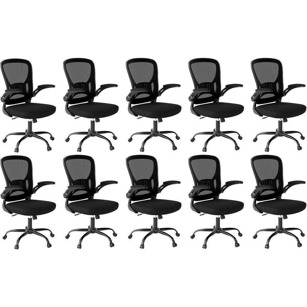 Desk Setup Height - Zestaw krzeseł biurowych Oice, 10 sztuk,