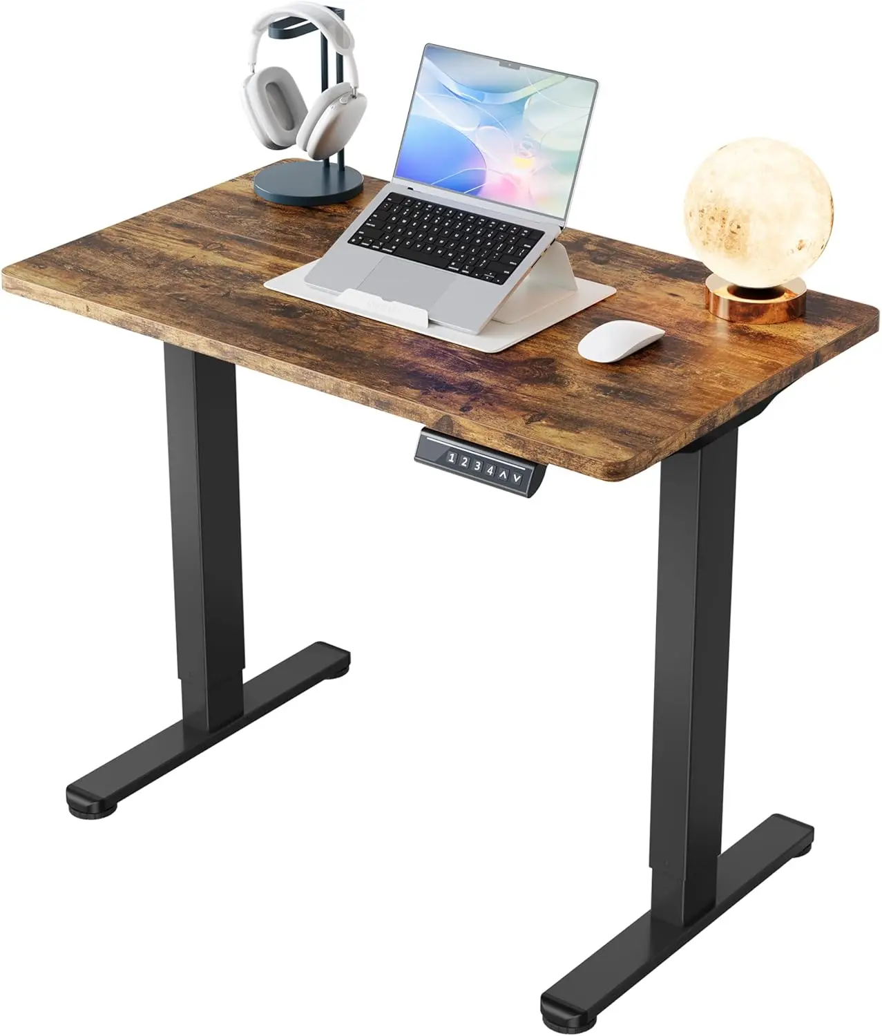 Desk Setup Height - HUANUO 32-calowe Małe Elektryczne Biurko Stojące