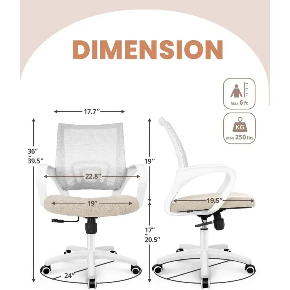 Krzesło biurowe NEO CHAIR, erg – Desk Setup Height recenzja i cena