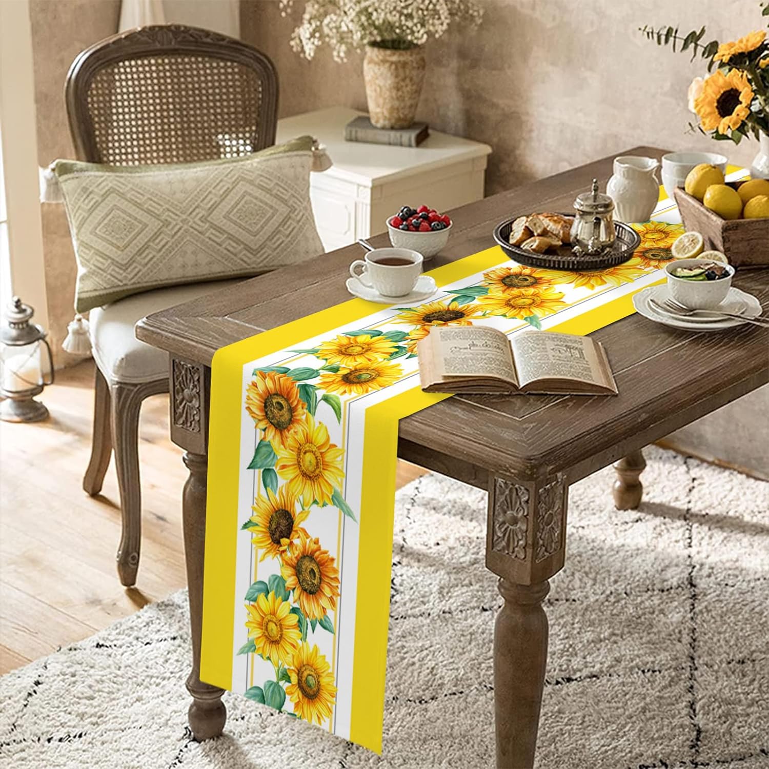 Żółty słonecznik lniany bieżni – Yellow Desk Setup recenzja i cena