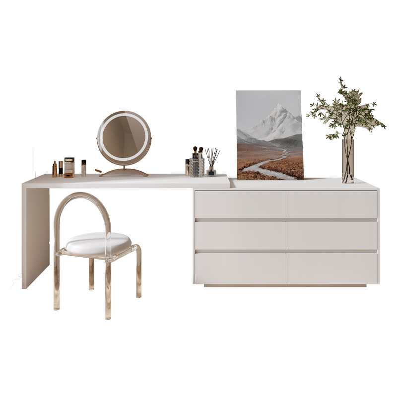 Biurko w kształcie litery L, w – Desk Vanity Setup recenzja i cena