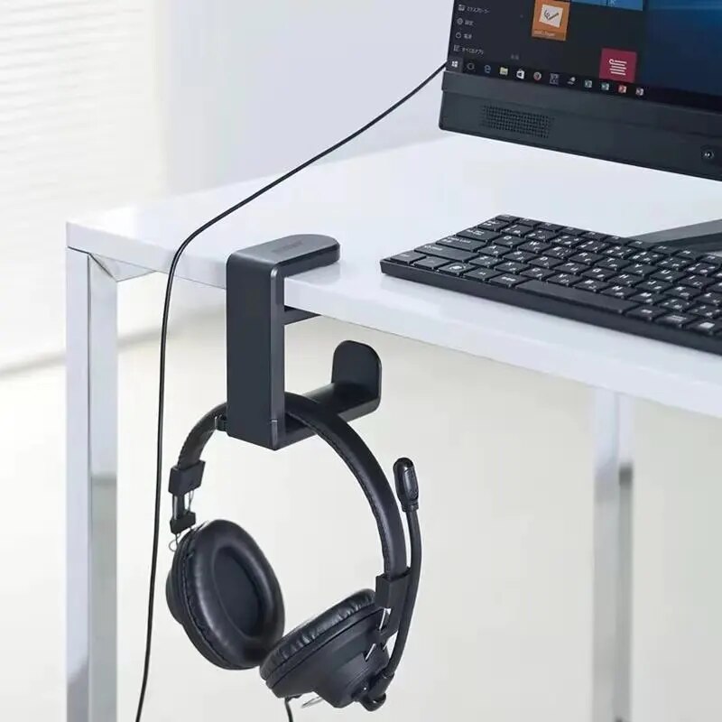 Uchwyt na słuchawki bez wierce – Headphone Hook Under recenzja i cena