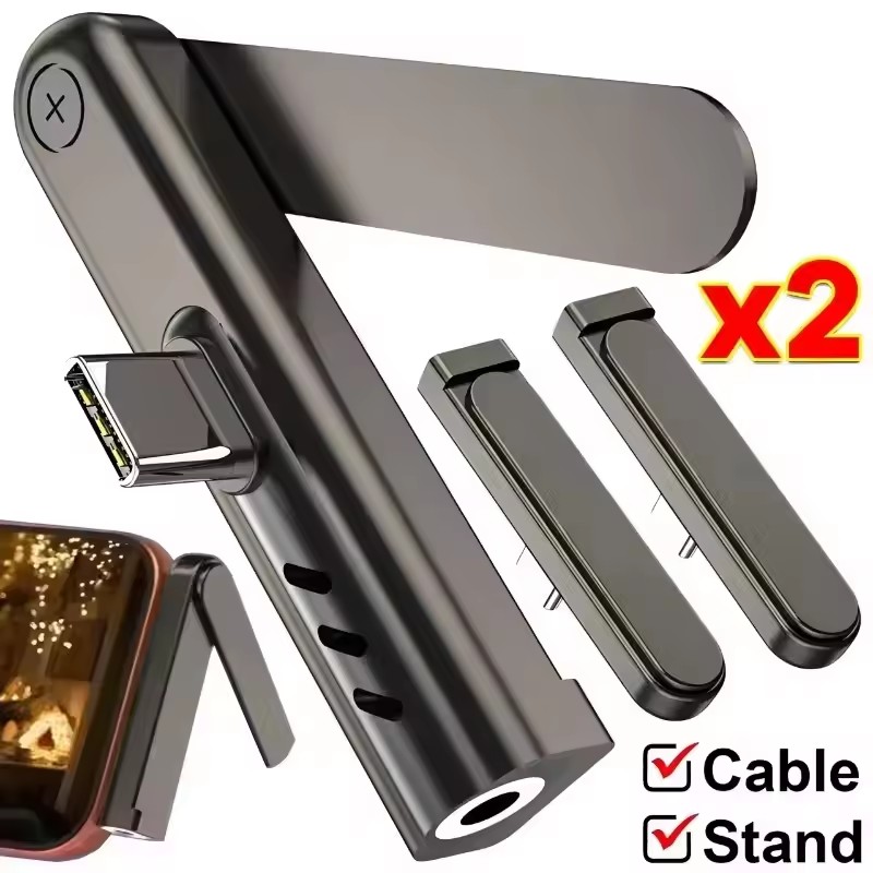 2/1 SZT. Przenośny Adapter USB – Headphone Hook Under recenzja i cena