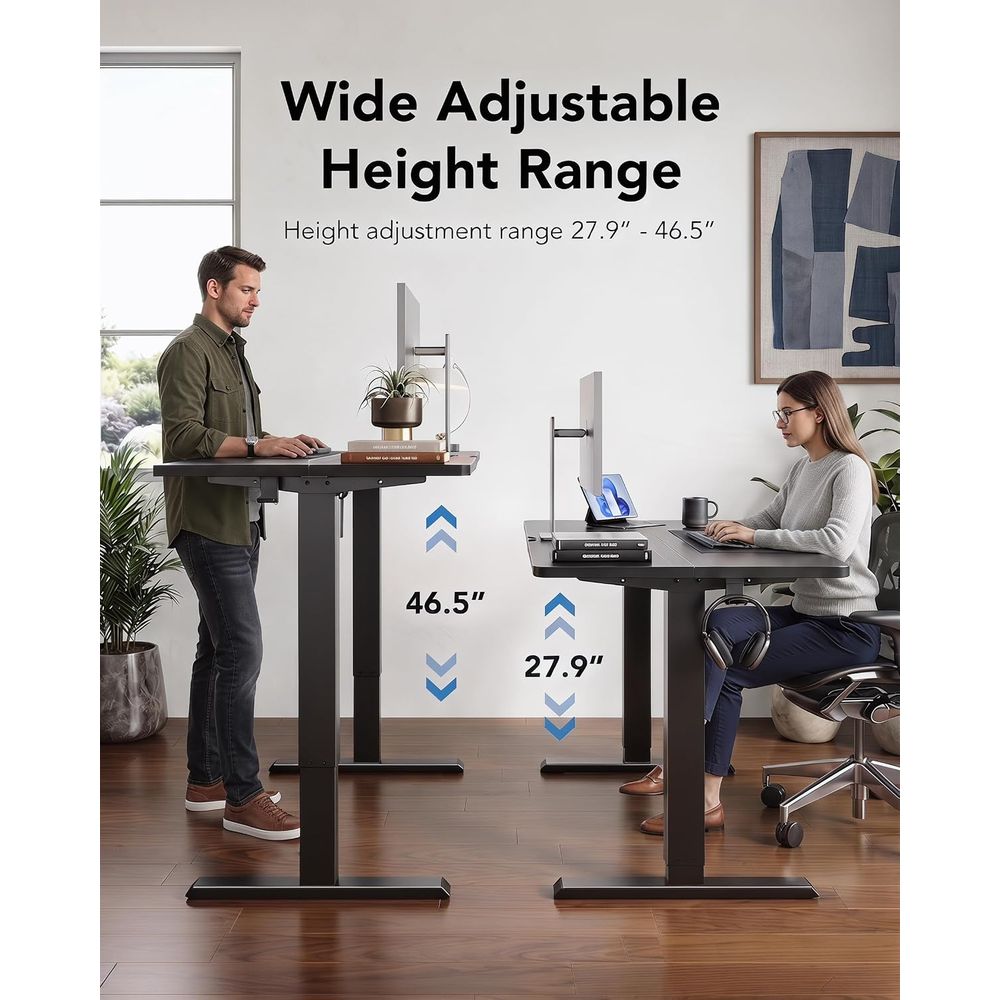 Elektryczne biurko stojące, bi – Desk Setup Height recenzja i cena