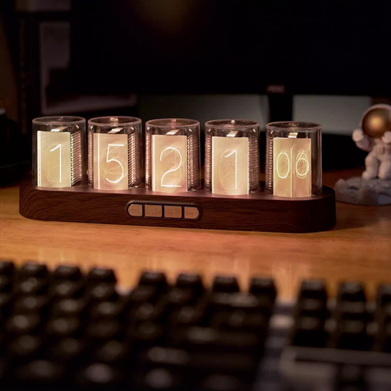 Zegar LED Nixie Tube RGB Gamin – Desk Setup Youtube recenzja i cena