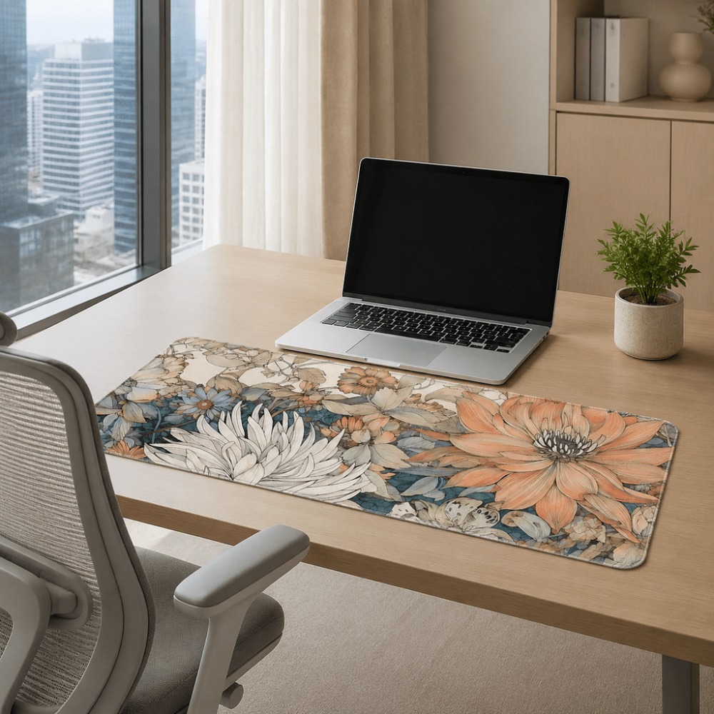 Podkładka na stół w stylu retr – Desk Setup With Plants recenzja i cena