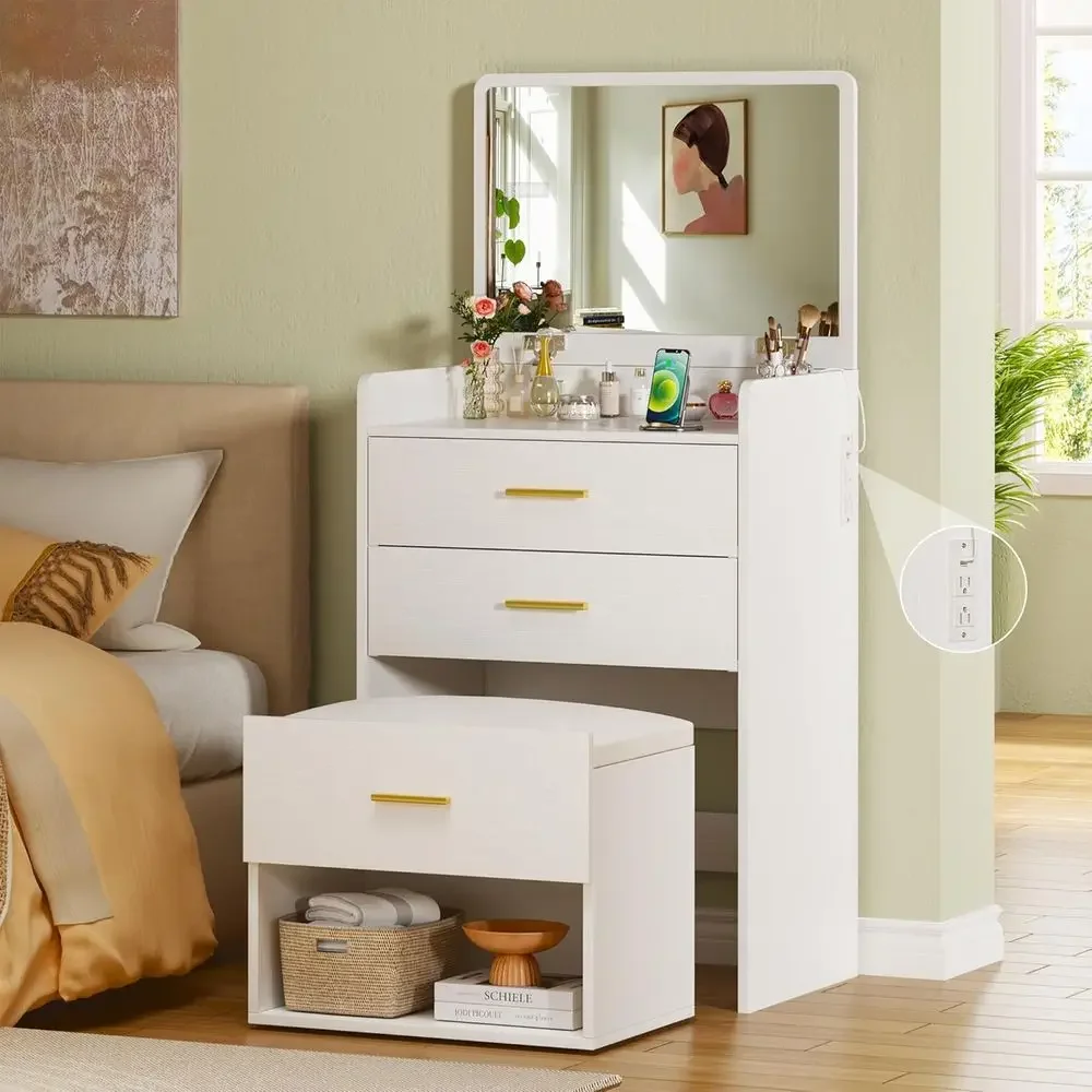 Toaletka 3 w 1 z odchylanym lu – Desk Vanity Setup recenzja i cena
