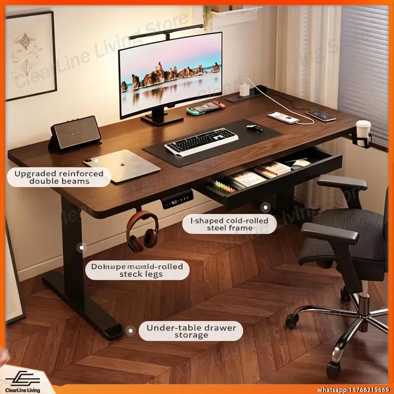Elektryczne biurko gamingowe z – Desk Setup Height recenzja i cena