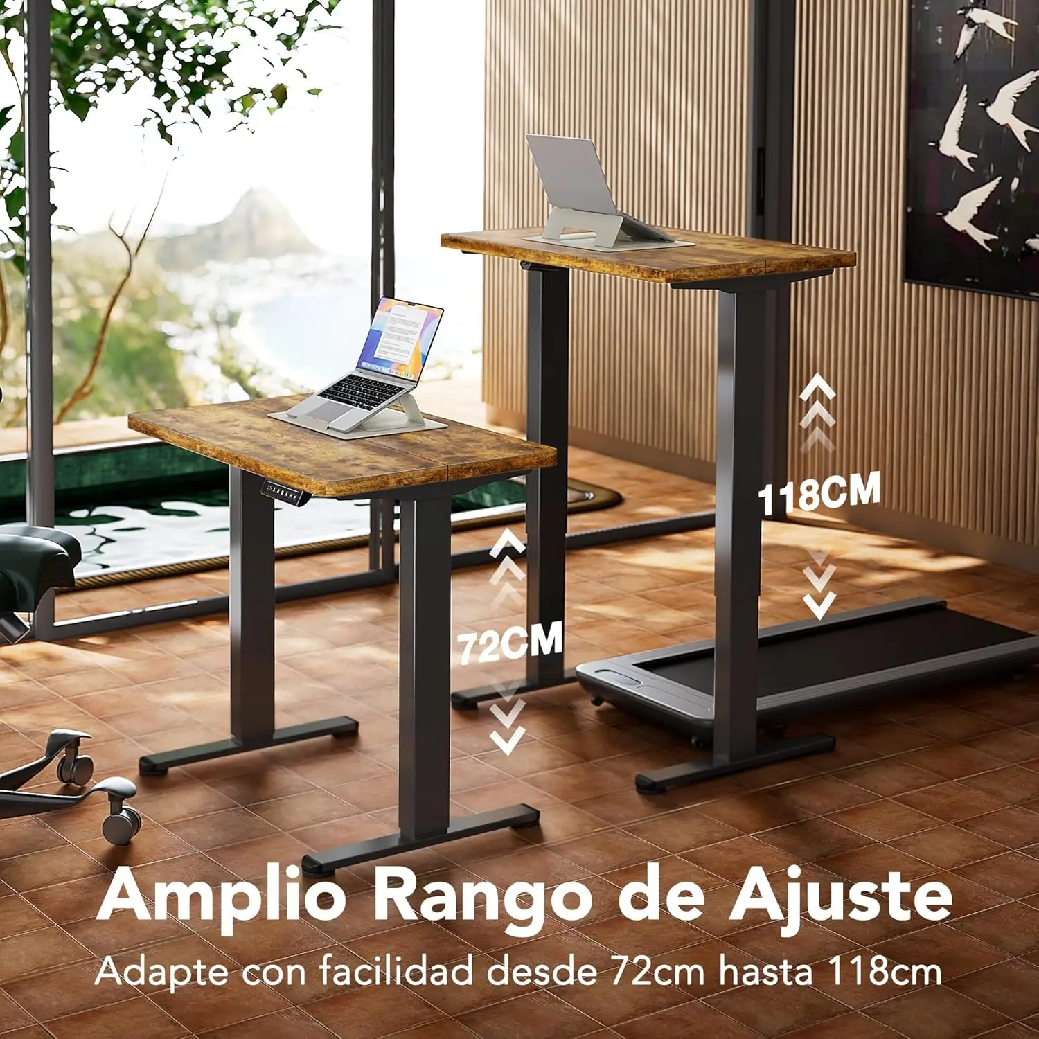 HUANUO 32-calowe Małe Elektryc – Desk Setup Height recenzja i cena