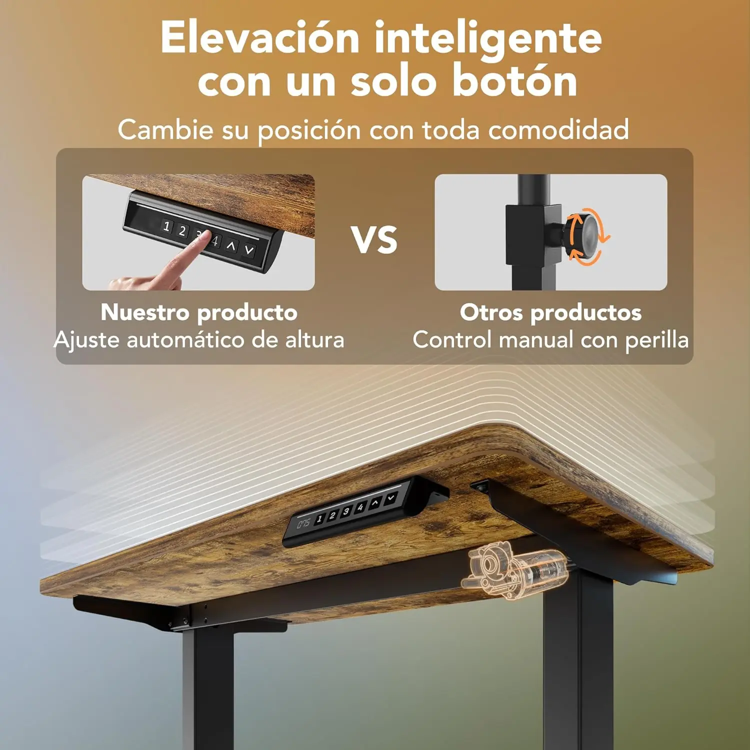HUANUO 32-calowe Małe Elektryc – Desk Setup Height recenzja i cena